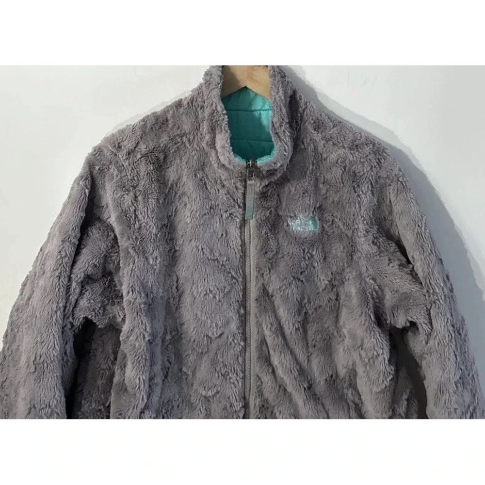 Girls The North Face Reversable Mossbud Jacket Sz XL 18